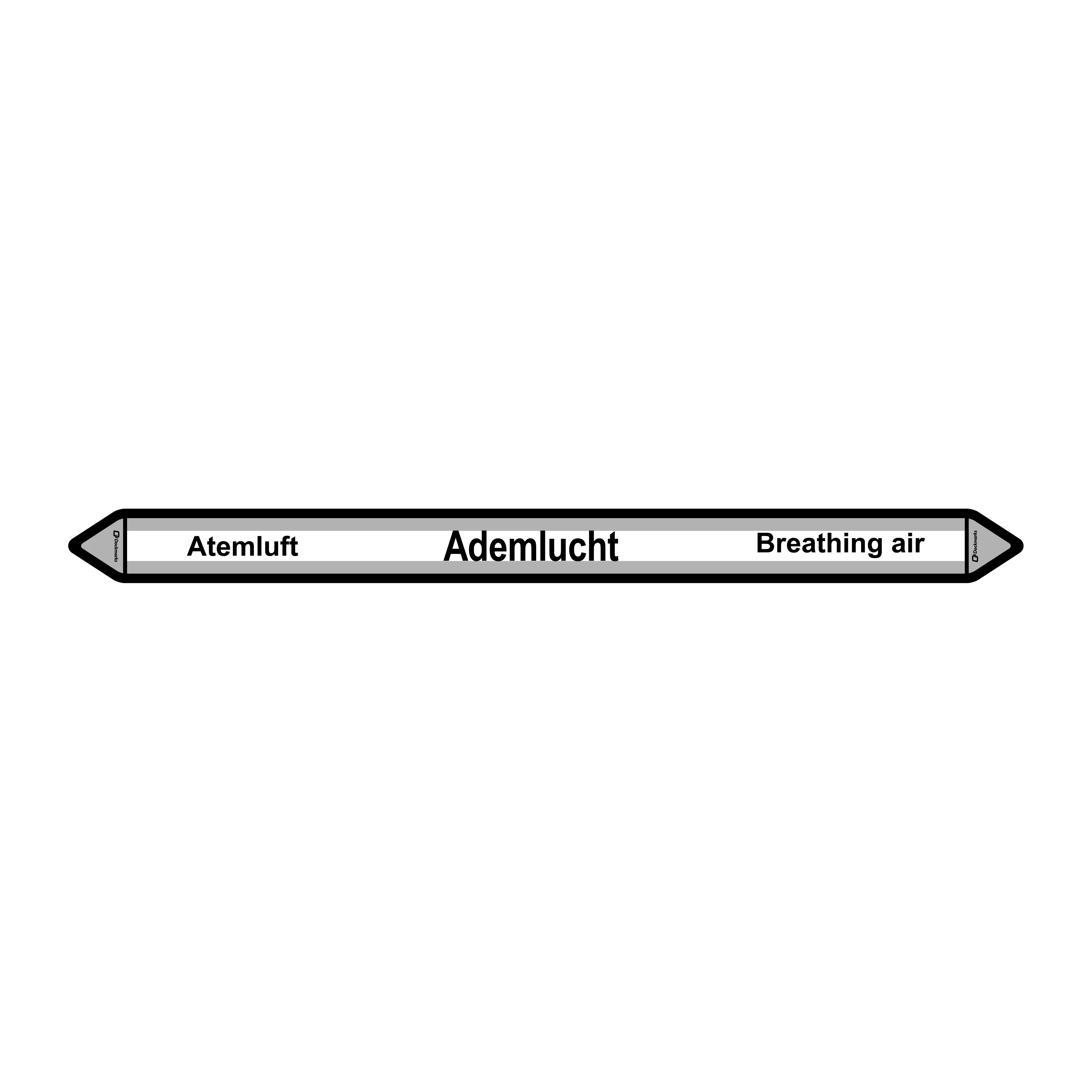 Sticker Ademlucht 450 x 30 mm